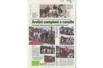 CORRIERE DI AREZZO MARTEDI' 5.6.2018 ARETINI CAMPIONI A CAVALLO